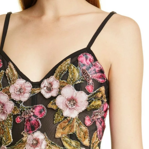PATBO Patricia Bonaldi Floral Beaded Bustier Dress - Picture 2 of 9